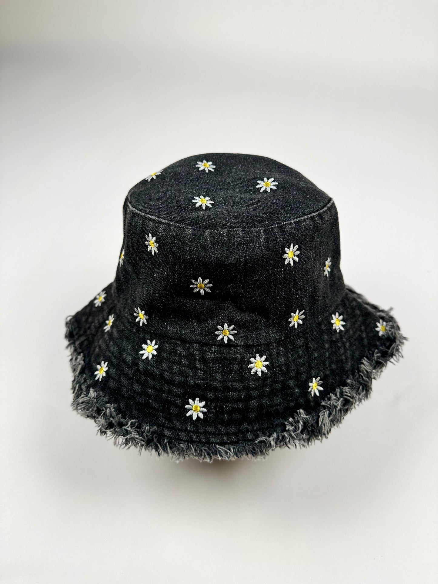 Floral Denim Blossom Hat
