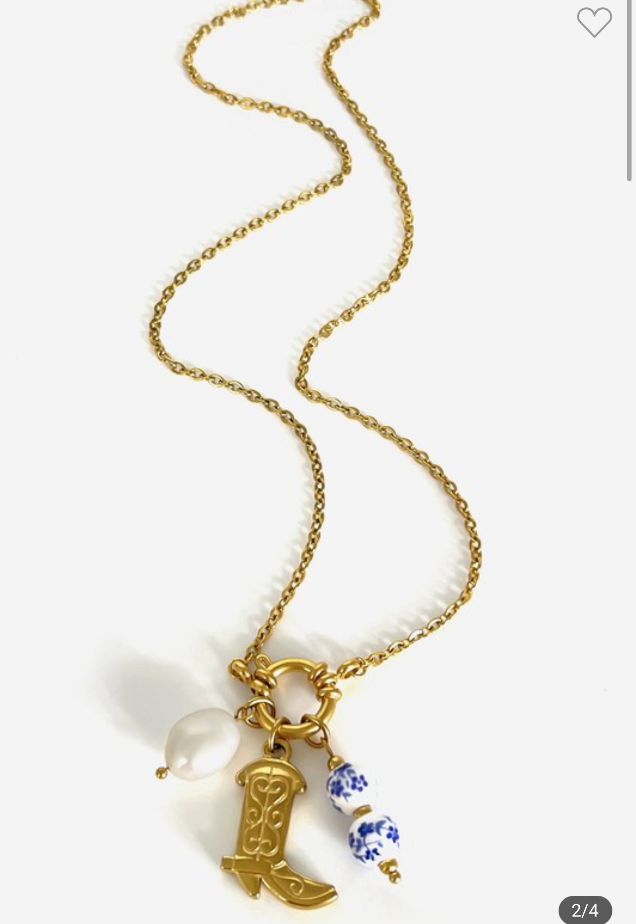 Western 18k Stainless Steel Necklace