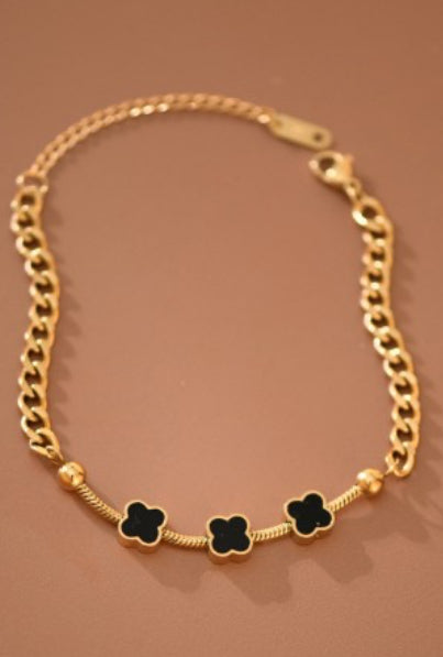 Golden Fortune 18k Stainless Steel Bracelet