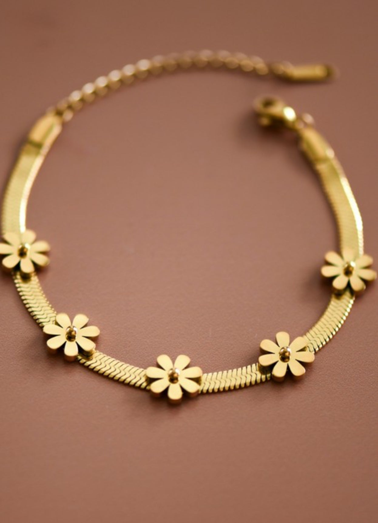 Flower bracelets 18k Stainless Steel