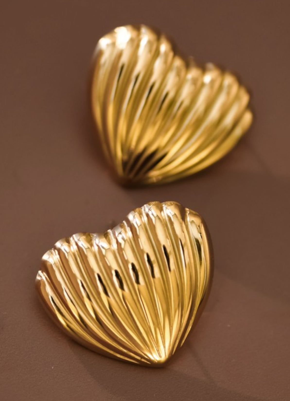 Seashell Hearts 18k Waterproof Stainless Steel