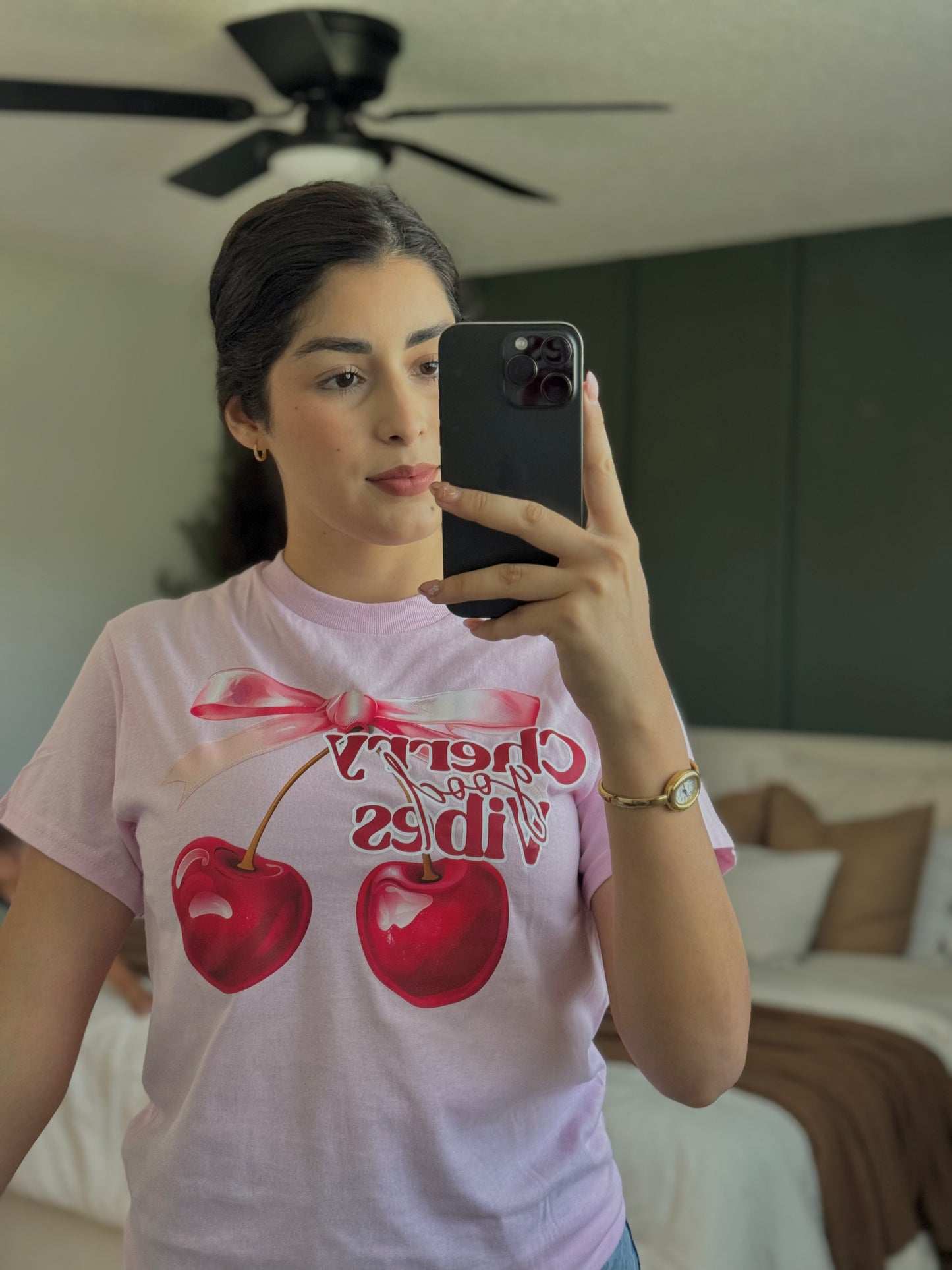 Cherry Vibes Graphic Tee