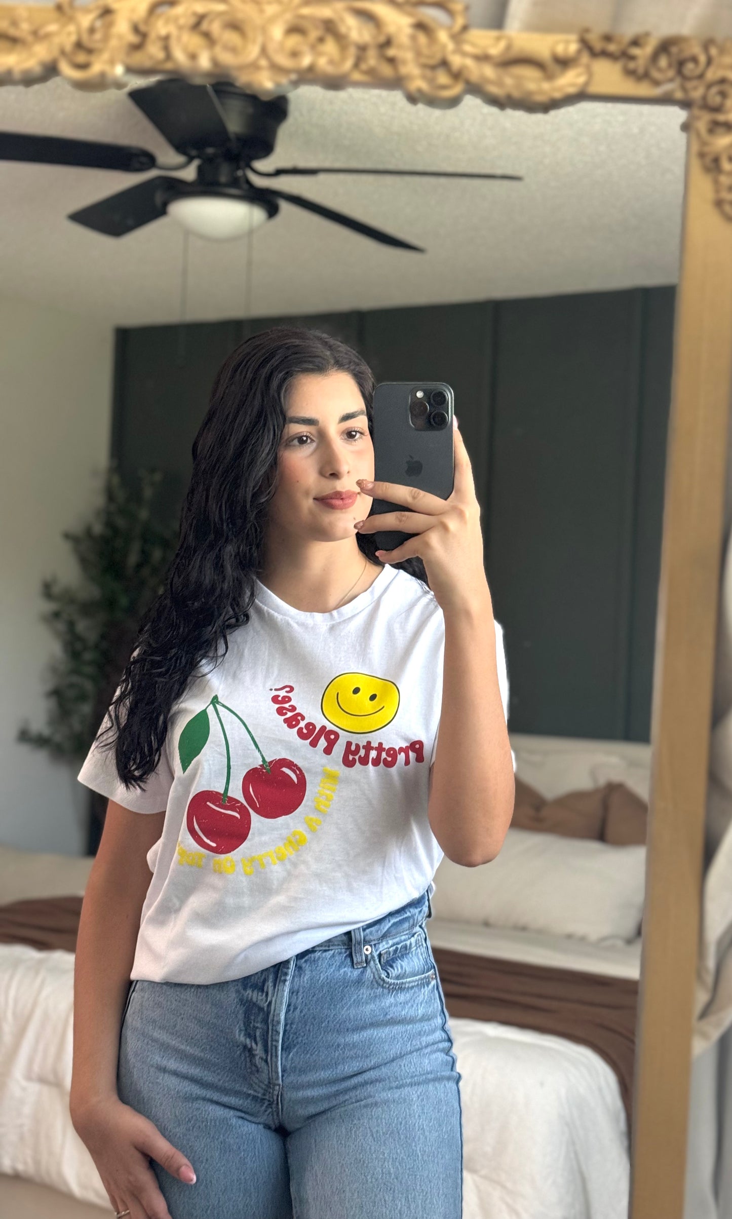 Happy Face Graphic Tee