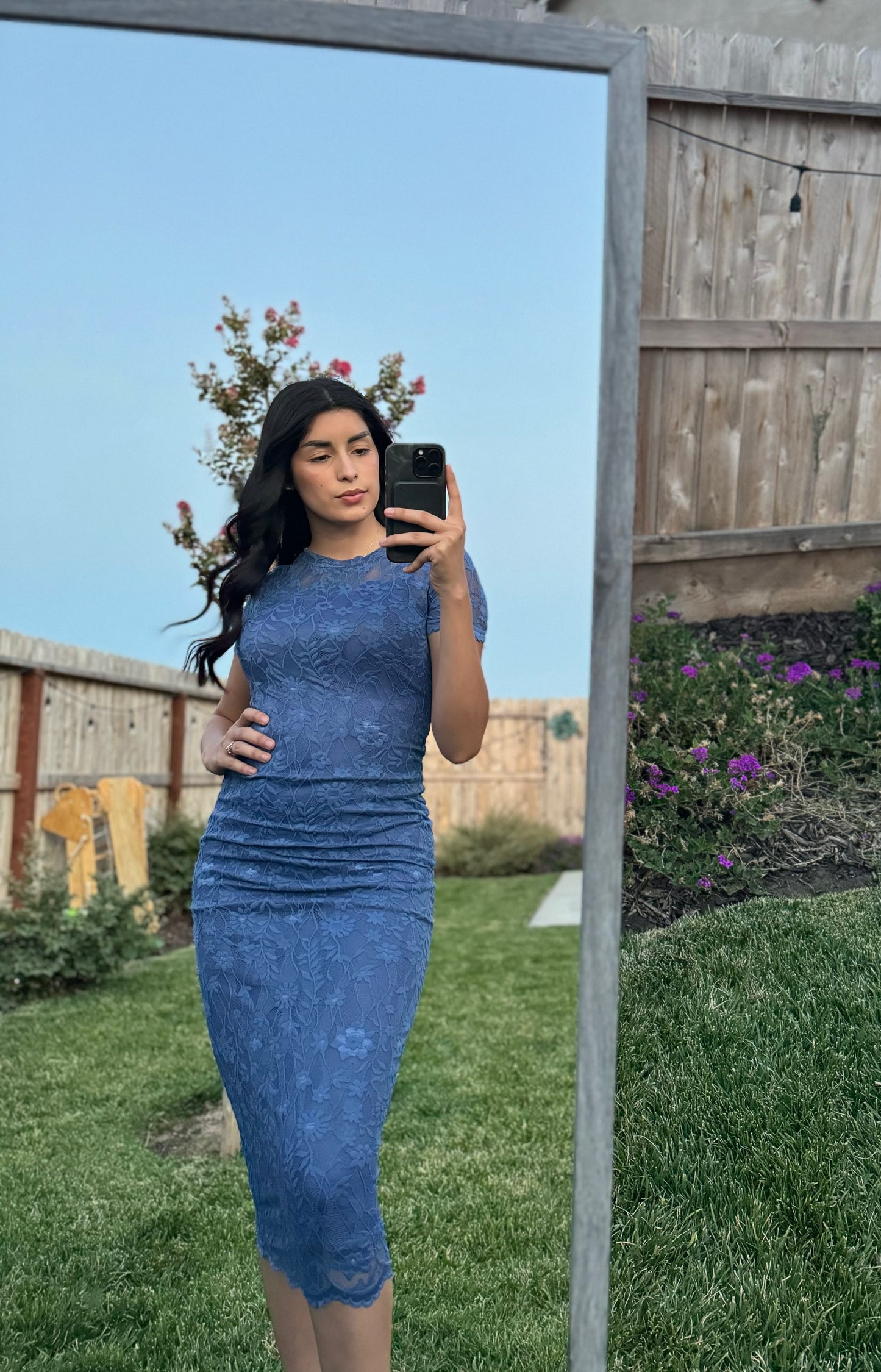 Romantic Lace Midi Dress