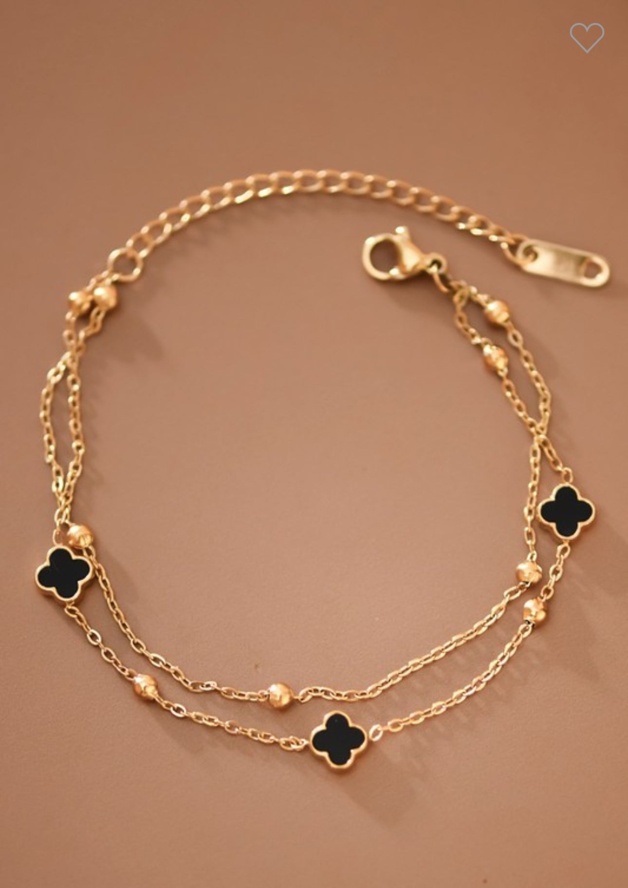 Lucky you 18k Stainless Steel Chain Bracelet