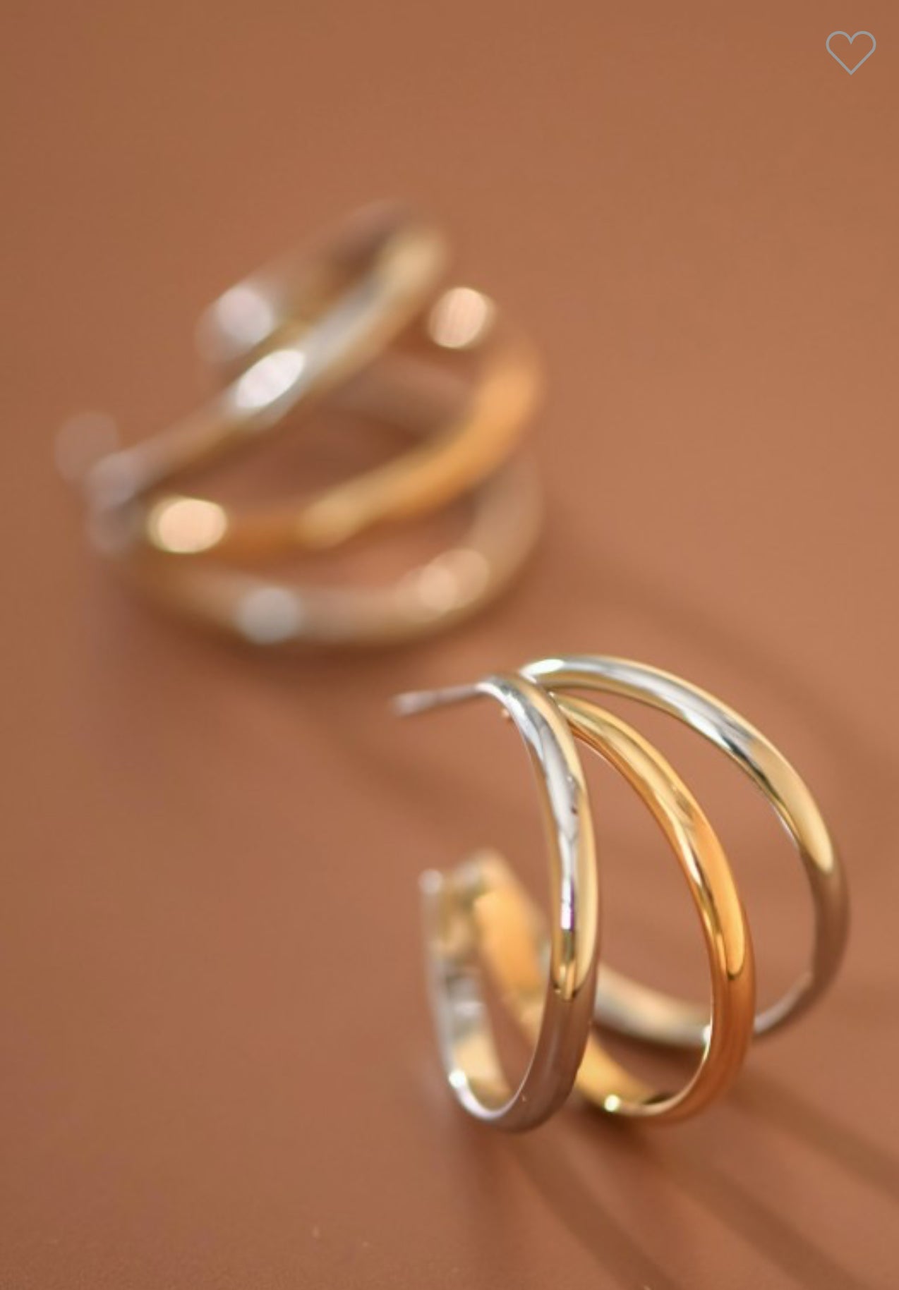 Spiral Glow Hoop Earrings 18k Waterproof Stainless Steel