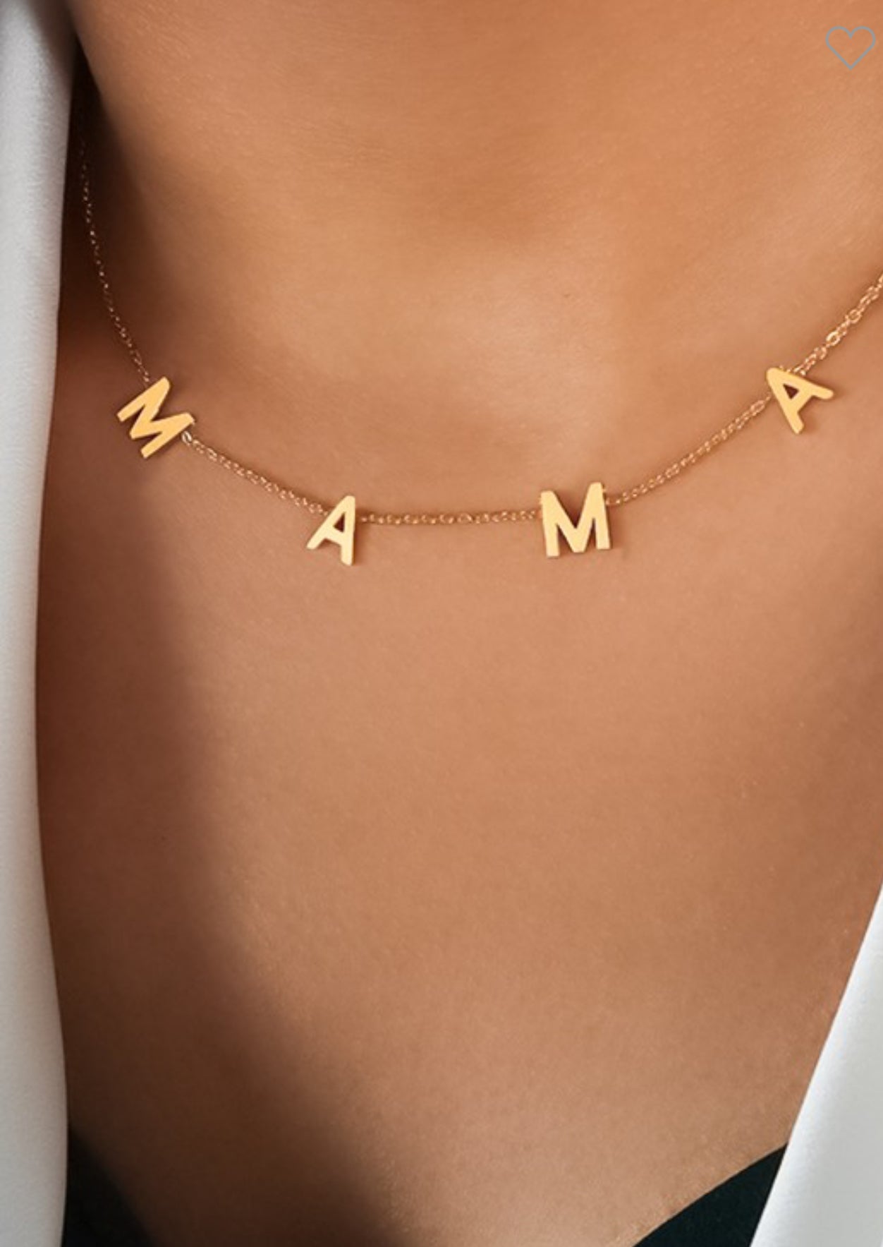 MAMA 18k Stainless Steel Chain Necklace