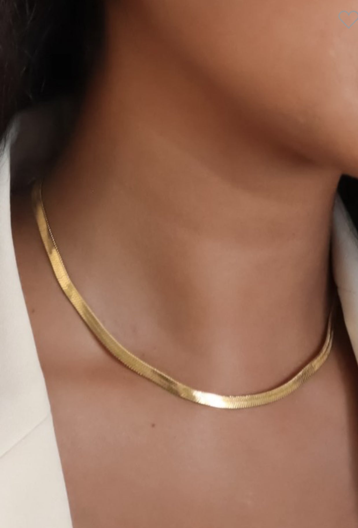 Pure Glow 18k Gold Waterproof Stainless Steel Necklace