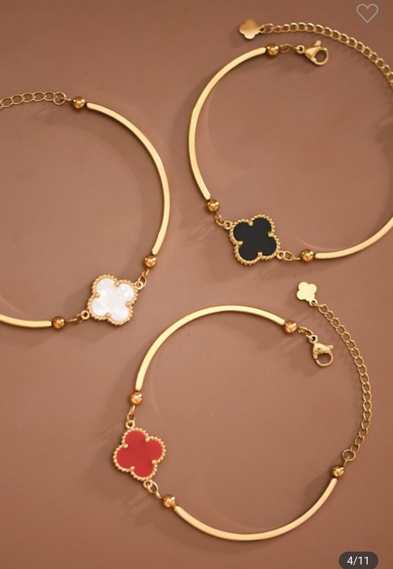 Trevo Collection 18k Stainless Steel