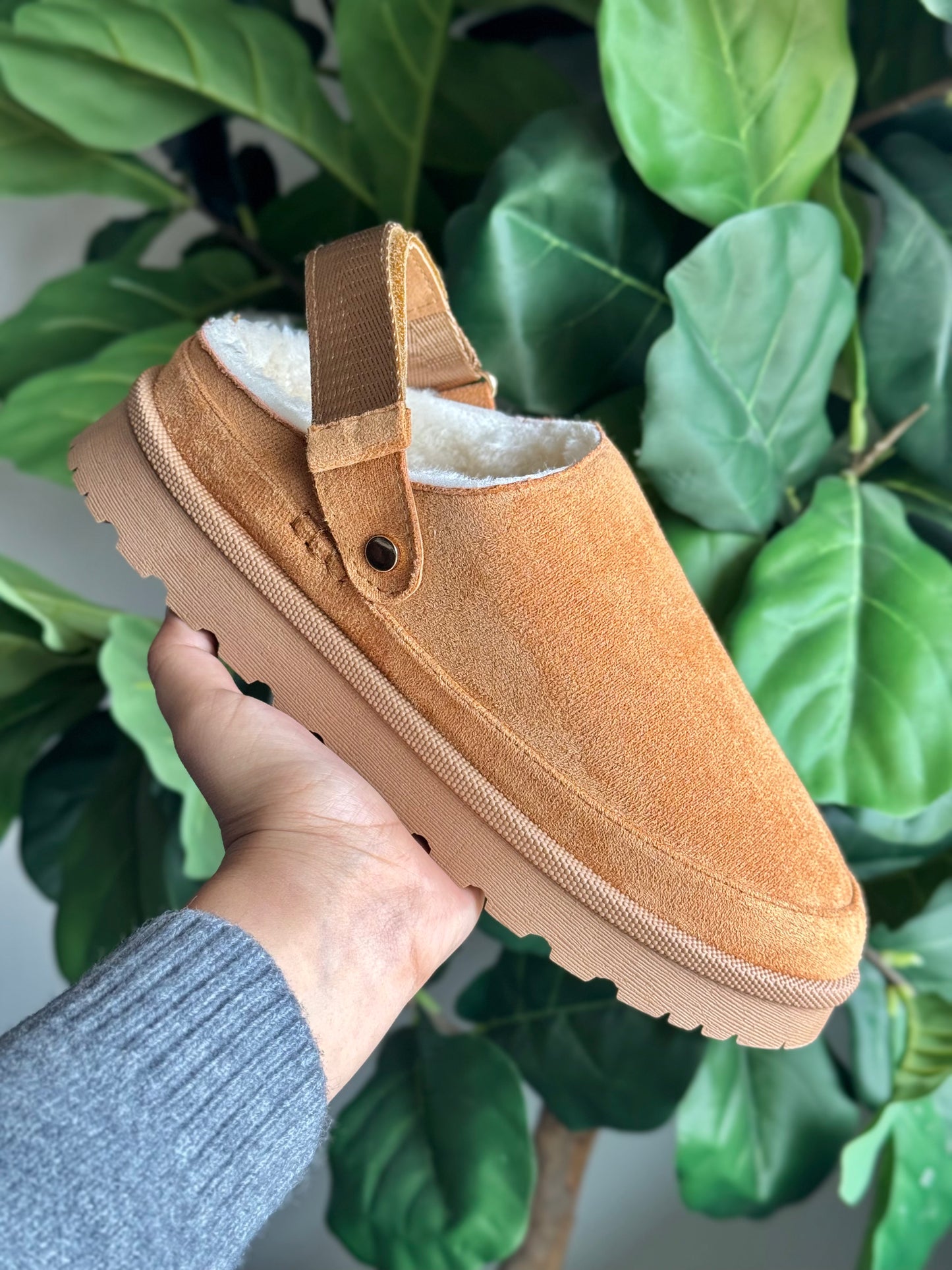 Teddy Suede Clogs