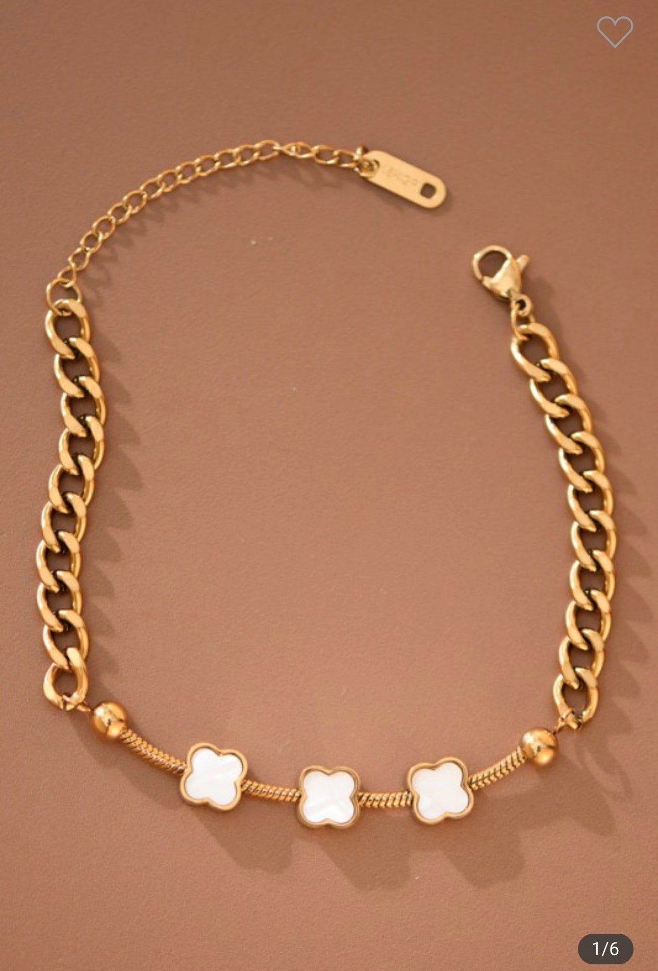 Golden Fortune 18k  Stainless Steel Bracelet