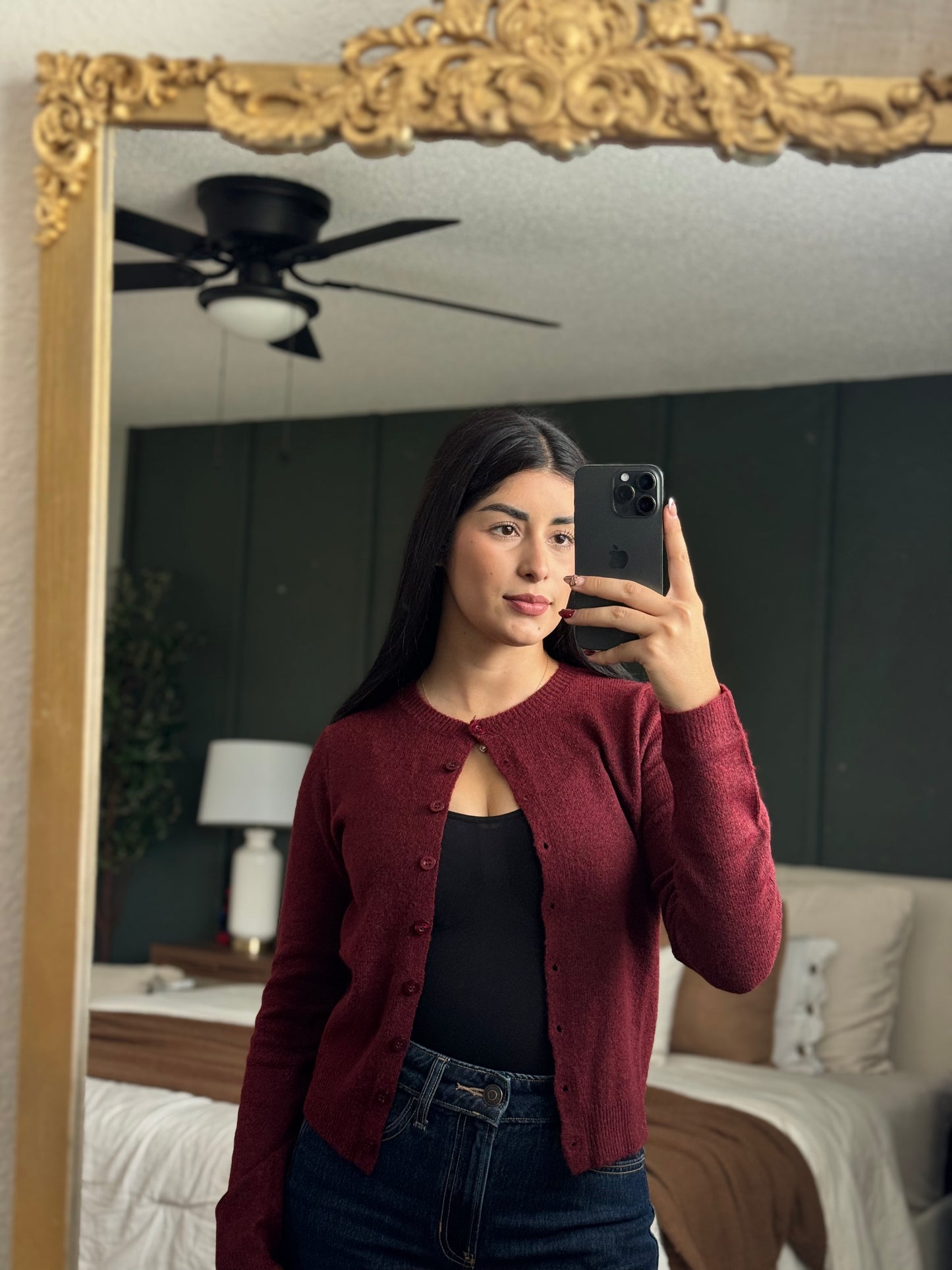 Berry Chic Cardigan