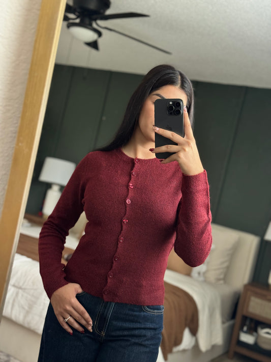 Berry Chic Cardigan