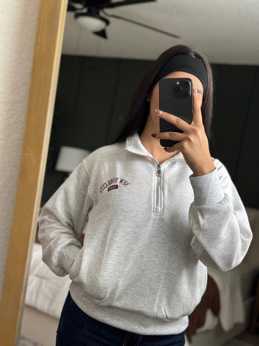Collared Zip-up Pullover Jacket