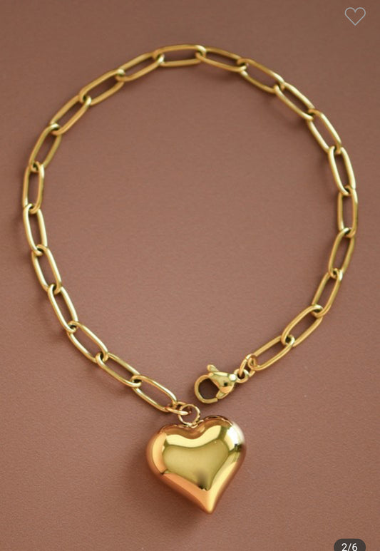 Amour 18k Stainless Steel Bracelet