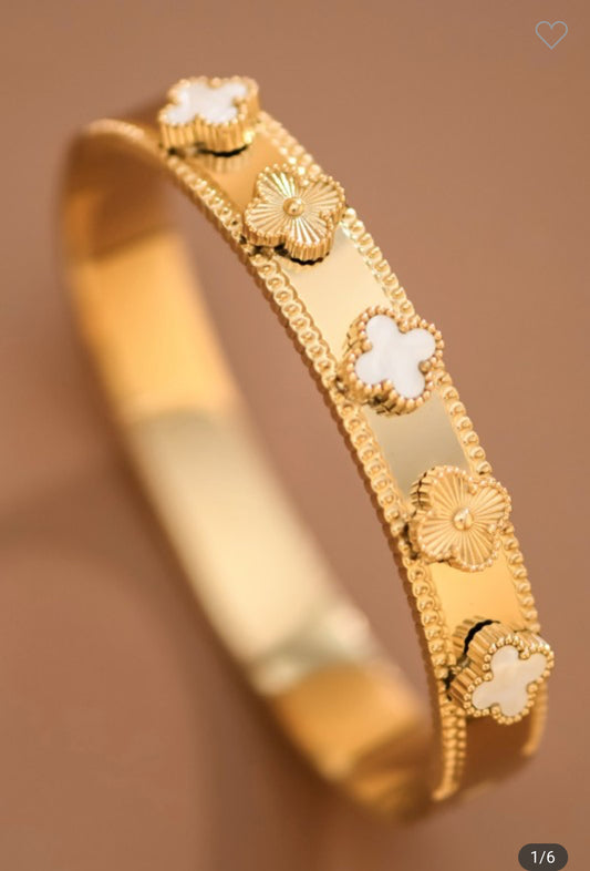 Florence Bangle 18k Stainless Steel
