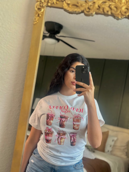 Iced Coffee Graphic tee